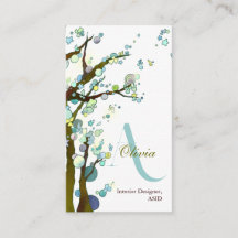 Lyrical Trees Monogram Personalisiert
