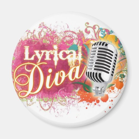 LYRICALDIVA2copy Magnet (Vorne)