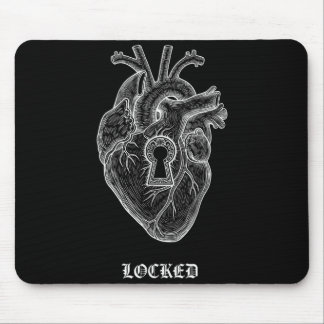 Lyriclyfe-langarm Shirt-achy Breaky Heart-lock Mousepad