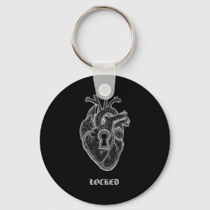 Lyriclyfe-langarm-Shirt-achy Breaky Heart-versperr Schlüsselanhänger