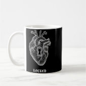 Lyriclyfe-long Sleeve Shirt-achy Breaky Heart-lock Kaffeetasse (Links)