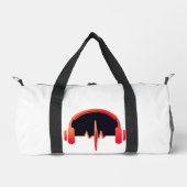 "LyricPulse: Der Rhythmus des Lebens" Duffle Bag (Vorderseite)