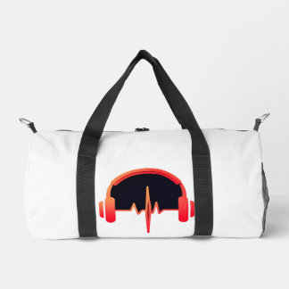 "LyricPulse: Der Rhythmus des Lebens" Duffle Bag