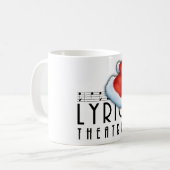 Lyrische viktorianische Carolerskaffee-Tasse Kaffeetasse (Vorderseite Links)