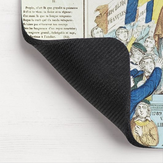 lyrisches Blatt für ein Lied eingeweiht Mousepad (Ecke)