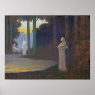 Lyrizismus im Wald, 1910 Poster