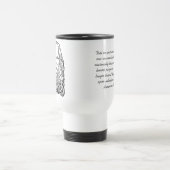 Lysander Spooner Bart und Schatten-Tasse Reisebecher (Mittel)