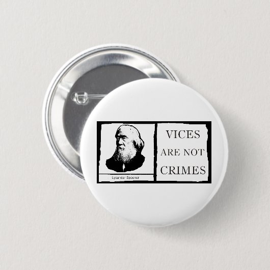Lysander Spooner Button (Vorne & Hinten)