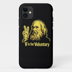 Lysandor Spooner Friedenszeichen Case-Mate iPhone Hülle