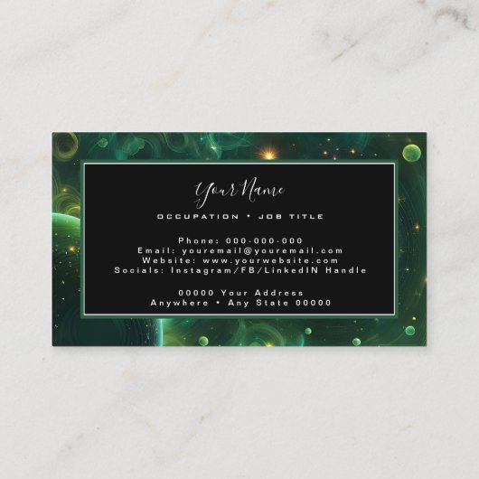 Lysara Cascade Visitenkarte (Rückseite)