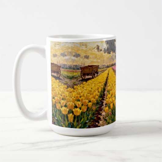 „Lysbeth im bernsteinfarbenen Licht“ - Eine nieder Kaffeetasse (Links)