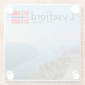 Lysefjord Norwegen Glasuntersetzer (Rückseite)
