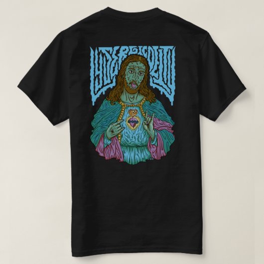 Lysergic Deity x iamriboflavin colab T-Shirt (Design Rückseite)