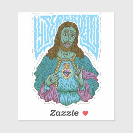 LysergicDeity x iamriboflavin Aufkleber (Blatt)