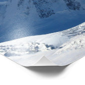 Lyskamm, Schweizer Alpen Fotodruck (Ecke)