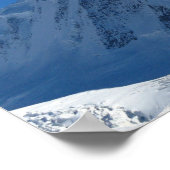 Lyskamm, Schweizer Alpen Poster (Ecke)