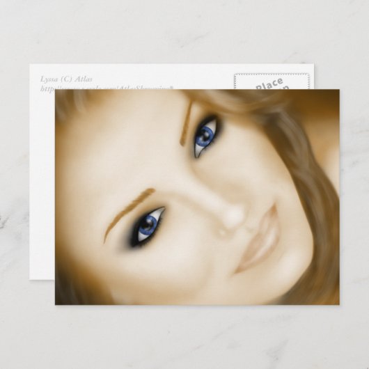 Lyssa Postkarte (Vorne/Hinten)