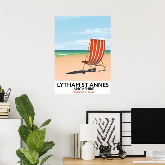 Lytham St Annes Lancashire Poster (Heimbüro)