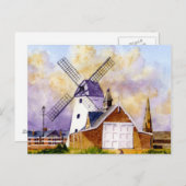 Lytham Windmill Postkarte (Vorne/Hinten)