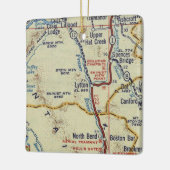 Lytton BC Vintage Karte Keramikornament (Links)