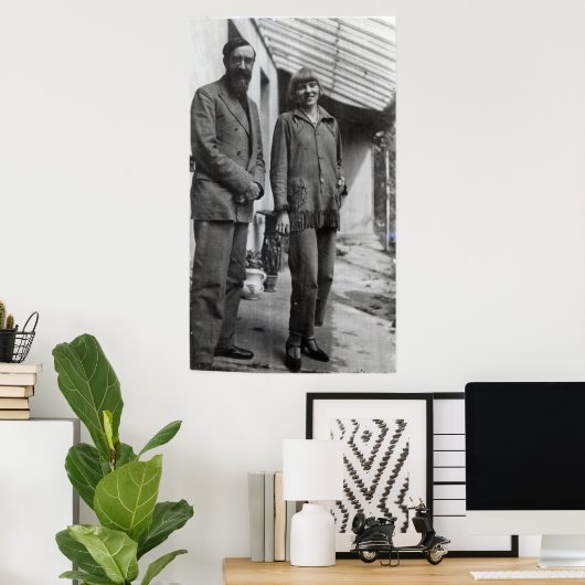 Lytton Strachey und Iris Tree Poster (Heimbüro)