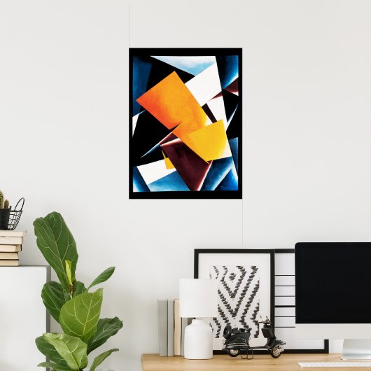 Lyubov Popova - malerisch architektonisch Poster (Heimbüro)