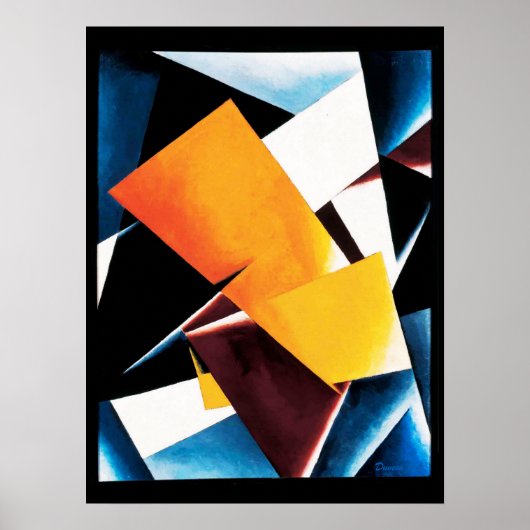 Lyubov Popova - malerisch architektonisch Poster (Vorne)