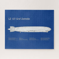 LZ 127 Graf Zeppelin - Luftschiff Blueprint Plans 