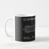 LZ 129 Hindenburg - Flugplan PD Kaffeetasse (Links)