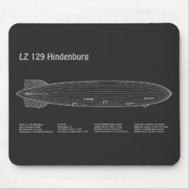 LZ 129 Hindenburg - Flugplan PD Mousepad