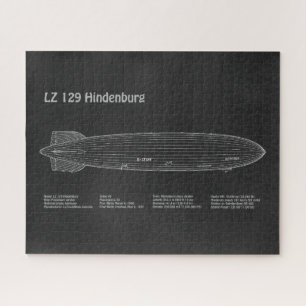 LZ 129 Hindenburg - Flugplan PD Puzzle