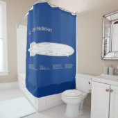 LZ 129 Hindenburg - Luftschifffahrtspläne ABD Duschvorhang (Beispiel)