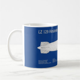 LZ 129 Hindenburg - Luftschifffahrtspläne ABD Kaffeetasse