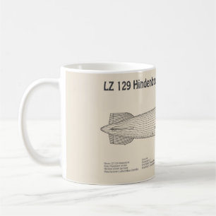 LZ 129 Hindenburg - Luftschifffahrtspläne SD Kaffeetasse
