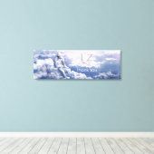 L'z-"Danke" Premium Wrap Leinwand 36"x12", 1,5" (Insitu (Holzboden))