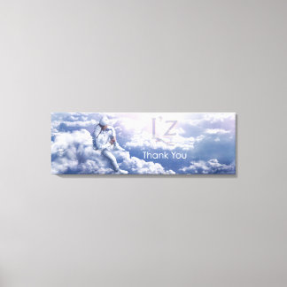 L'z-"Danke" Premium Wrap Leinwand 36"x12", 1,5"