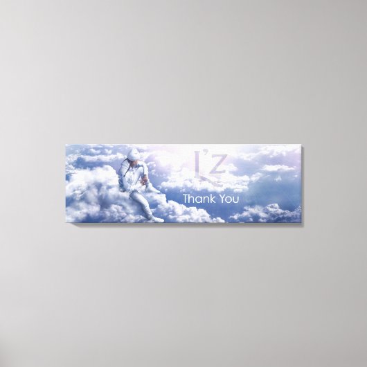 L'z-"Danke" Premium Wrap Leinwand 36"x12", 1,5" (Vorderseite)
