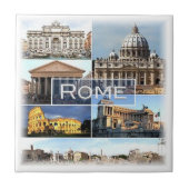 LZO002 ROM, Latium, Italien, Fliese (Vorderseite)