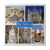 LZO004 THE VATICAN, Latium, Italien, Fliese (Vorderseite)
