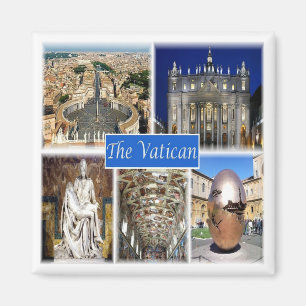 LZO004 THE VATICAN, Latium, Italien, Kühlschrank Magnet