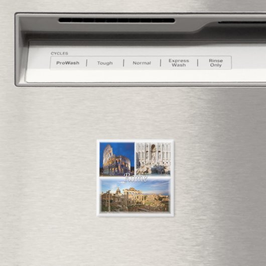 LZO005 ROM - Mosaic - Lazio - Italy - Fridge Magnet (In Situ (Geschirrspüler))