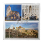 LZO005 ROM, Mosaik, Latium, Italien, Fliese (Vorderseite)