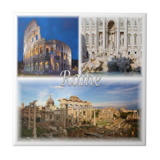 LZO005 ROM, Mosaik, Latium, Italien, Fliese (Vorderseite)