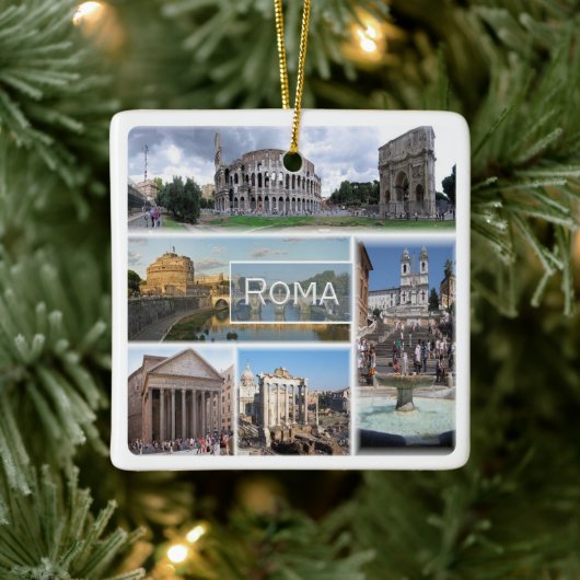 LZO006 ROM, Mosaik, Latium, Italien, Keramikornament (Baum)