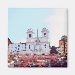 LZO007 PIAZZA DI SPAGNA - ROM - Italien - Kühlschr Magnet