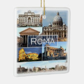 LZO010-Mosaik von ROM, Latium, Italien, Keramikornament (Rechts)