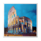 LZO013 ROM - COLOSSEUM by Night - Italien, Fliese (Vorderseite)