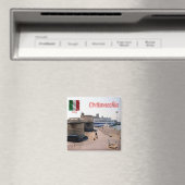 LZO014 CIVITAVECCHIA, Forte Michelangelo, Hafen, Magnet (In Situ (Geschirrspüler))