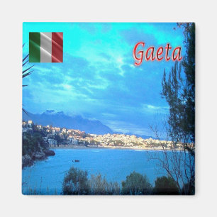 LZO016 GAETA, Latium, Italien, Kühlschrank Magnet