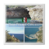 LZO033 SAN FELICE CIRCEO, Latium, Fliese (Vorderseite)
